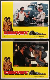 9g100 CONVOY 8 LCs 1978 trucker Kris Kristofferson & sexy Ali McGraw, Sam Peckinpah!