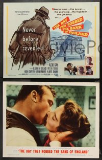 9g110 DAY THEY ROBBED THE BANK OF ENGLAND 8 LCs 1960 Aldo Ray, Elizabeth Sellars, Peter O'Toole!