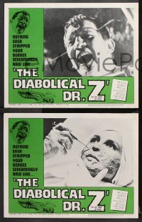 9g117 DIABOLICAL DR Z 8 LCs 1966 Miss Muerte, director Jess Franco strips your nerves!