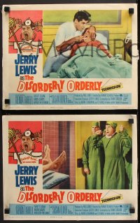 9g519 DISORDERLY ORDERLY 6 LCs 1965 cool images of wackiest hospital nurse Jerry Lewis!