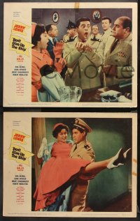 9g121 DON'T GIVE UP THE SHIP 8 LCs 1959 wacky Navy man Jerry Lewis, pretty Diana Spencer!