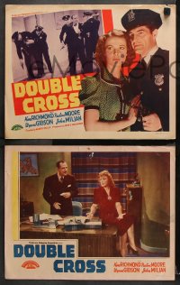 9g122 DOUBLE CROSS 8 LCs 1941 Kane Richmond, Pauline Moore, Wynne Gibson!