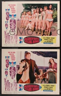 9g682 DR. GOLDFOOT & THE GIRL BOMBS 4 LCs 1966 Mario Bava, Vincent Price & sexy babes!