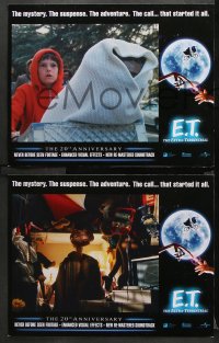 9g129 E.T. THE EXTRA TERRESTRIAL 8 LCs R2002 Drew Barrymore, Spielberg, bike over the moon!