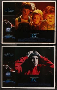 9g128 E.T. THE EXTRA TERRESTRIAL 8 LCs 1982 Steven Spielberg classic, Henry Thomas, Drew Barrymore!