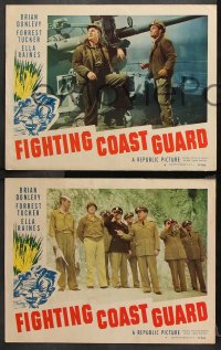 9g434 FIGHTING COAST GUARD 7 LCs 1951 Brian Donlevy, Forrest Tucker & sexy Ella Raines!