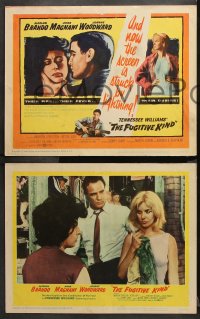 9g154 FUGITIVE KIND 8 LCs 1960 Marlon Brando & Anna Magnani, directed by Sidney Lumet!