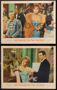 9g778 GO NAKED IN THE WORLD 3 LCs 1961 sexy Gina Lollobrigida, Tony Franciosa, Ernest Borgnine!
