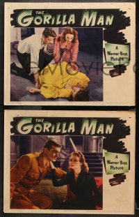 9g689 GORILLA MAN 4 LCs 1942 John Loder, pretty Ruth Ford, Marian Hall, World War II spy thriller!