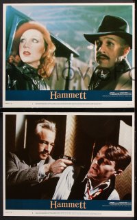 9g531 HAMMETT 6 LCs 1982 Wim Wenders directed, great images of Frederic Forrest, Marilu Henner!