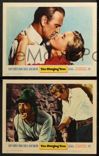 9g171 HANGING TREE 8 LCs 1959 Delmer Daves, cowboy Gary Cooper, Maria Schell & Karl Malden!