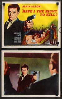 9g173 HAVE I THE RIGHT TO KILL 8 LCs 1964 directed by Alain Cavalier, Alain Delon, Massari!