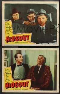 9g606 HIDEOUT 5 LCs 1949 Lloyd Bridges & Adrian Booth can't get away with murder!