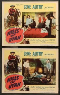 9g607 HILLS OF UTAH 5 LCs 1951 cowboy Gene Autry's a frontier medical doctor now!