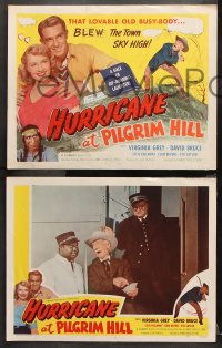 9g179 HURRICANE AT PILGRIM HILL 8 LCs 1953 sexy Virginia Grey, David Bruce, Cecil Kellaway