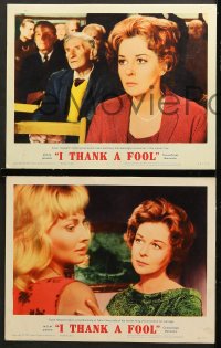 9g181 I THANK A FOOL 8 LCs 1962 Susan Hayward would kill for love, Peter Finch may be the fool!