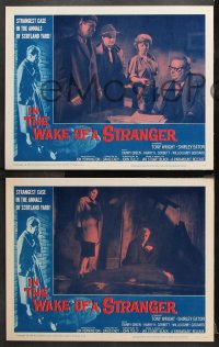 9g186 IN THE WAKE OF A STRANGER 8 LCs 1960 Scotland Yard's weirdest murder case!
