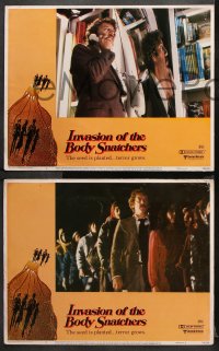 9g192 INVASION OF THE BODY SNATCHERS 8 LCs 1978 Donald Sutherland, classic sci-fi remake!