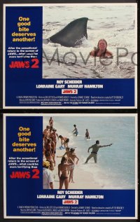 9g694 JAWS 2 4 LCs R1980 Roy Scheider, one good bite deserves another, what could be more terrifying!