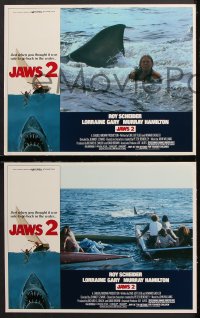 9g693 JAWS 2 4 LCs 1978 Roy Scheider, just when you thought it was safe, different sailboat art!