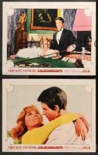 9g696 KALEIDOSCOPE 4 LCs 1966 Warren Beatty, sexy Susannah York, international gambling!