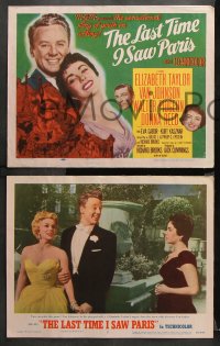 9g213 LAST TIME I SAW PARIS 8 LCs 1954 Elizabeth Taylor is a playgirl and the wife of Van Johnson!