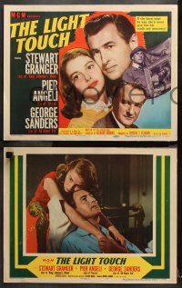 9g220 LIGHT TOUCH 8 LCs 1951 Stewart Granger, Pier Angeli, George Sanders