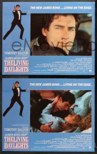 9g226 LIVING DAYLIGHTS 8 LCs 1987 most dangerous Timothy Dalton as super spy James Bond 007!