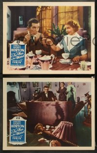 9g702 MAN IN THE MIRROR 4 LCs 1937 great images of Edward Everett Horton & Genevieve Tobin!