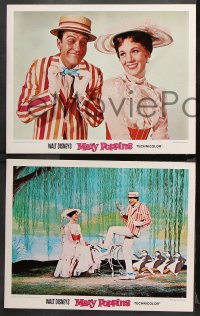9g611 MARY POPPINS 5 LCs R1973 Julie Andrews & Dick Van Dyke in Walt Disney's musical classic!