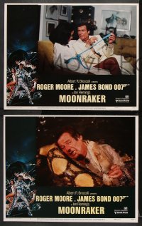 9g244 MOONRAKER 8 LCs 1979 Roger Moore as James Bond 007, Kiel, Lois Chiles, Goozee border art!