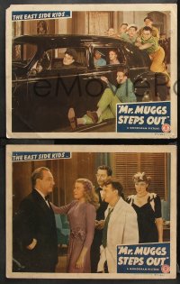 9g549 MR MUGGS STEPS OUT 6 LCs 1943 great images of wacky East Side Kids, Leo Gorcey, Huntz Hall!