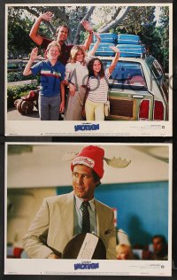 9g256 NATIONAL LAMPOON'S VACATION 8 LCs 1983 Chevy Chase, Beverly D'Angelo, Christie Brinkley in 3!
