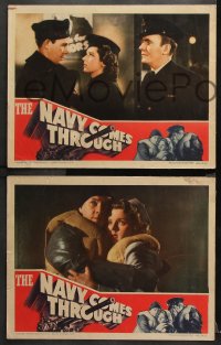 9g458 NAVY COMES THROUGH 7 LCs 1942 Pat O'Brien, George Murphy, Max Baer, Frank Jenks & more!