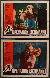 9g275 OPERATION EICHMANN 8 LCs 1961 World War II, the man hunt of the century for the Nazi butcher!