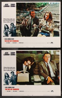 9g276 OUT-OF-TOWNERS 8 LCs 1970 great images of Jack Lemmon, Sandy Dennis, written by Neil Simon!