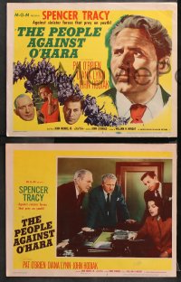 9g285 PEOPLE AGAINST O'HARA 8 LCs 1951 Spencer Tracy, Diana Lynn, John Hodiak, John Sturges