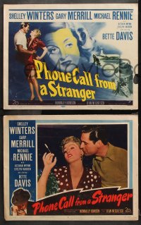 9g287 PHONE CALL FROM A STRANGER 8 LCs 1952 Bette Davis, Shelley Winters, Michael Rennie, Merrill
