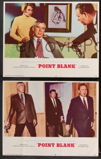 9g291 POINT BLANK 8 LCs 1967 cool images of Lee Marvin, Angie Dickinson, John Boorman film noir!