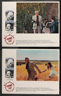 9g716 PRIME CUT 4 LCs 1972 great images of Lee Marvin & Gene Hackman, sexy Angel Tompkins!