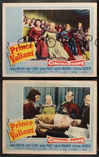 9g621 PRINCE VALIANT 5 LCs 1954 Robert Wagner, Janet Leigh, James Mason, Sterling Hayden, more!
