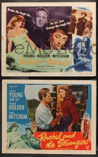 9g304 RACHEL & THE STRANGER 8 LCs 1948 images of Loretta Young, William Holden & Robert Mitchum!