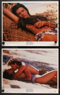 9g312 RETURN TO THE BLUE LAGOON 8 LCs 1991 romantic images of young Milla Jovovich and Brian Krause!