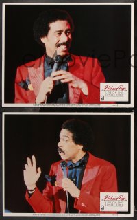 9g314 RICHARD PRYOR LIVE ON THE SUNSET STRIP 8 LCs 1982 great images of Richard Pryor on stage!