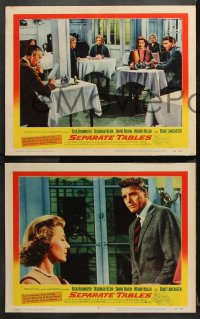 9g561 SEPARATE TABLES 6 LCs 1958 gorgeous Rita Hayworth, Burt Lancaster, & Deborah Kerr!