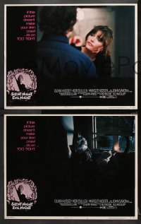 9g338 SILENT NIGHT EVIL NIGHT 8 LCs 1975 X-mas horror, Olivia Hussey, Keir Dullea & Margot Kidder!