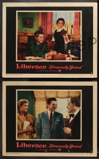 9g734 SINCERELY YOURS 4 LCs 1955 famous pianist Liberace brings a crescendo of love to empty lives!