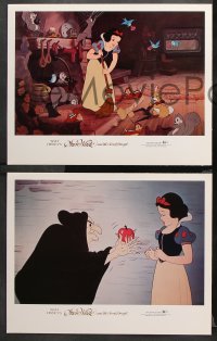 9g568 SNOW WHITE & THE SEVEN DWARFS 6 LCs R1983 images from Walt Disney cartoon fantasy classic!