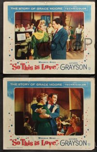 9g826 SO THIS IS LOVE 3 LCs 1953 sexy Kathryn Grayson in the story of Grace Moore!