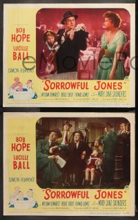 9g827 SORROWFUL JONES 3 LCs 1949 Bob Hope, Lucille Ball, Demarest, funnier than the Paleface!